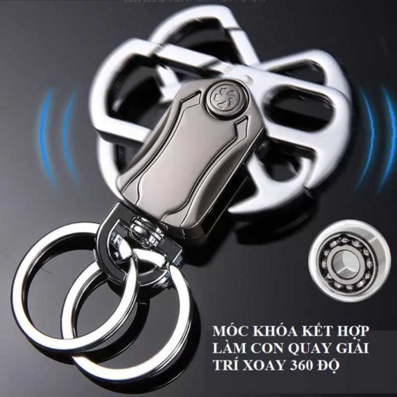 Móc khóa Spinner đa chức năng  mở bia ,móc chìa khóa