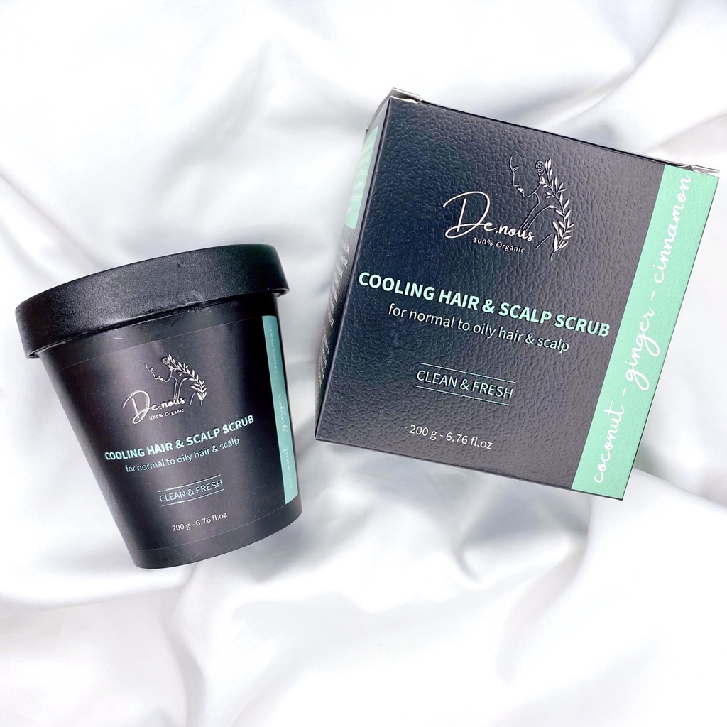 Tẩy Da Chết Cho Da Đầu Cooling Hair &amp; Scrap Scrub 200g Giúp Làn Da Sạch Sâu Sáng Mịn Tự Nhiên