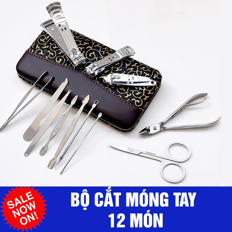 Bộ cắt móng tay 12 món