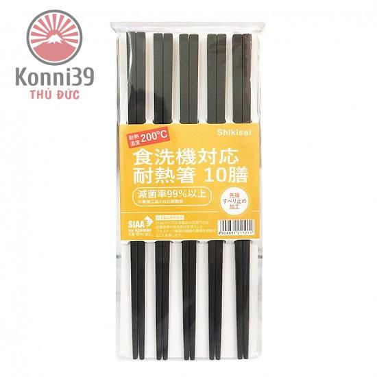 SET 10 ĐÔI ĐŨA KHÁNG KHUẨN CHỊU NHIỆT SHIKIKAI - HÀNG NHẬT NỘI ĐỊA, THIẾT KẾ SANG TRỌNG DÙNG CHO GIA ĐÌNH VÀ CÁC TIỆC