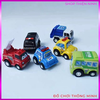Set 6 ô tô đồ chơi cho bé