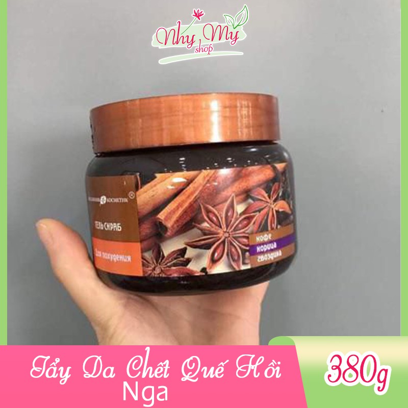 Tẩy da chết toàn thân quế hồi Bilena Nga 380g mẫu mới