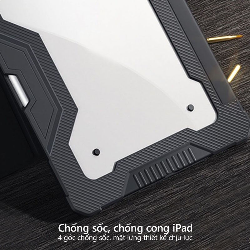 Ốp lưng XUNDD iPad Pro 12.9 inch  Chống trầy, Chống sốc, Viền TPU, Chống cong iPad