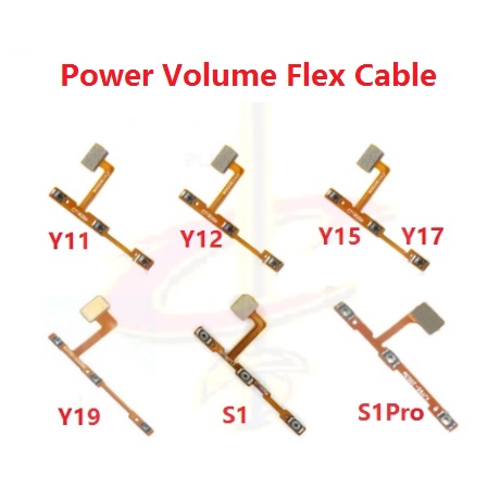 Cáp Dây Nút Nguồn âm lượng Cho Điện Thoại Vivo Y11 Y12 Y15 Y17 Y19 Y20 Y20i Y11S Y12S Y12A Y12i S1 Pro