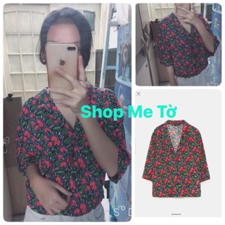 Sơ mi váy zara authentic