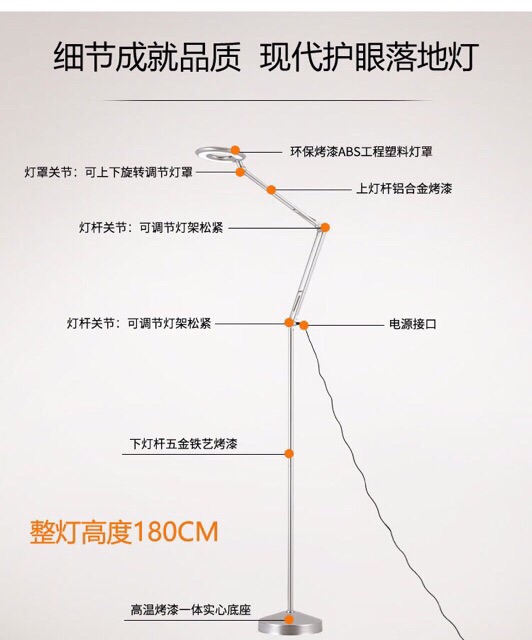 Đèn lúp Spa soi da nặn mụn phun xăm, thẩm mỹ , nha khoa màu bạc