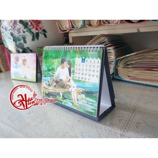 Lịch để bàn 2018 in hình khách tự chọn