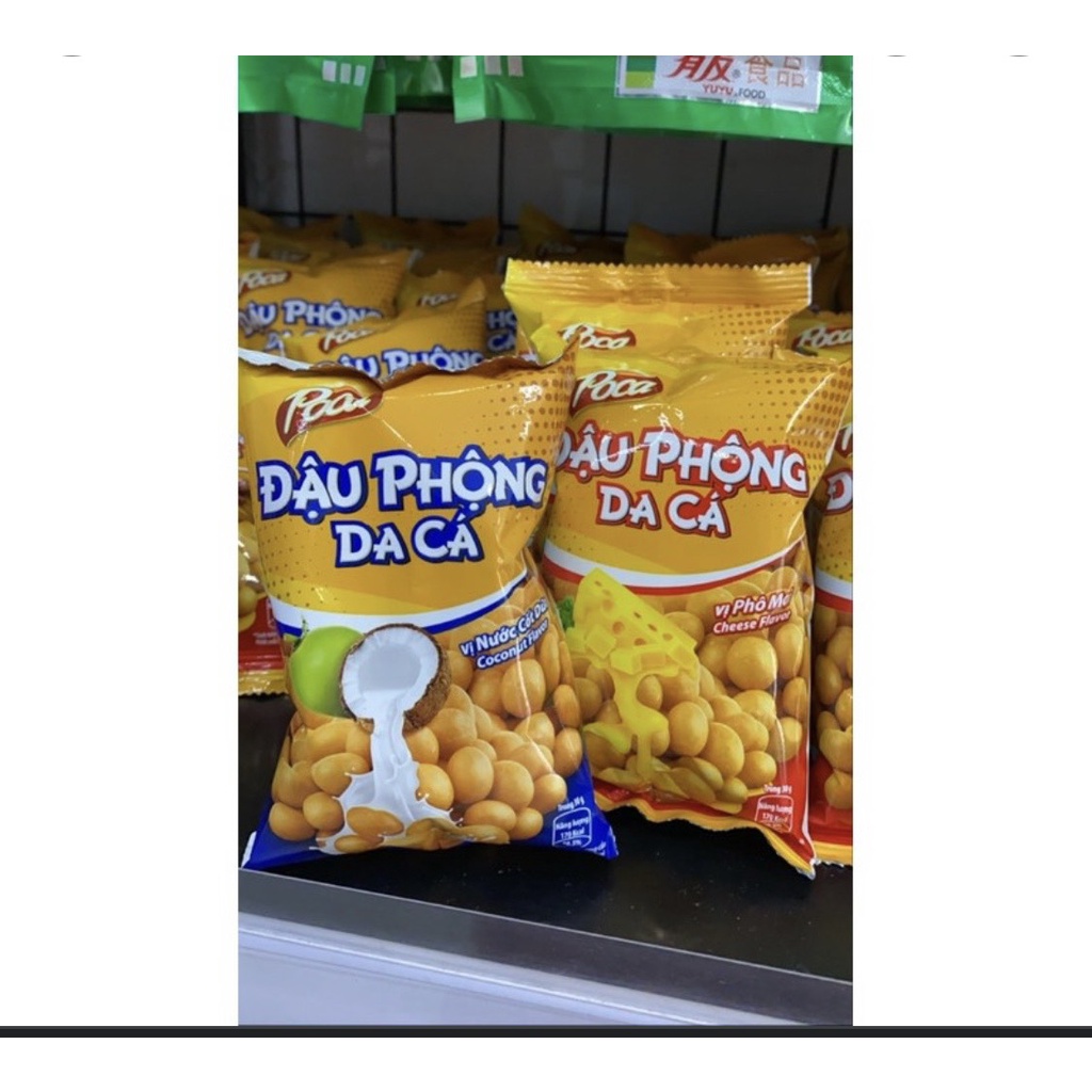 Poca Da Cá Đậu Phộng Vị Phô Mai, Nước Cốt Dừa Gói 42g