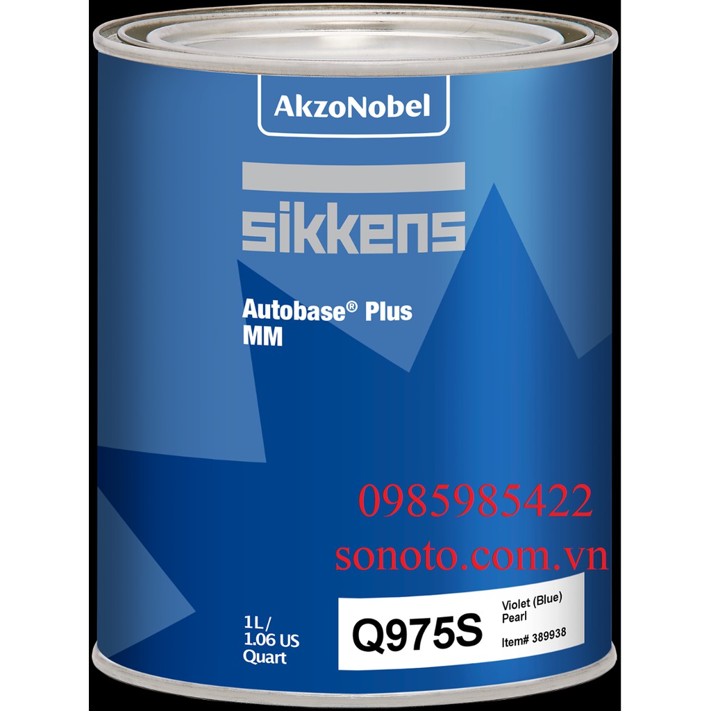 Q975S Sơn màu Camay (Pơ) tím rất thô hãng Sikkens - Akzo Nobel lon 1 Lít SONQUANGPHU422