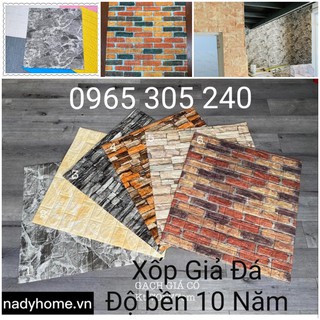 Xốp Dán Tường Giả Đá Hoa Cương 70x77 Cm Cao Cấp Loại 1 Cách Âm Cách Nhiệt Giá Rẻ