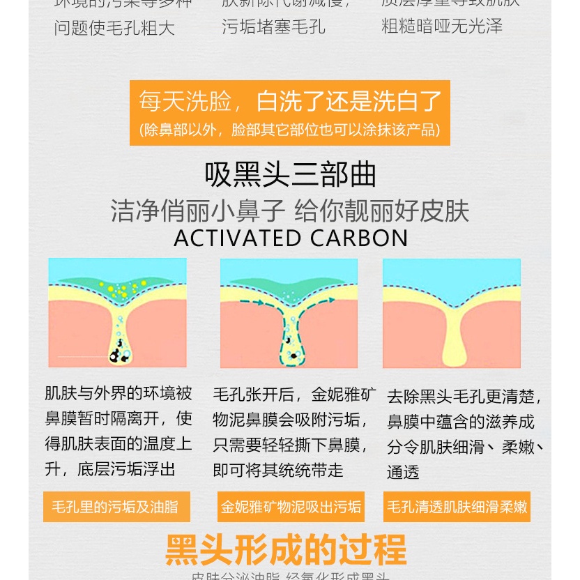 Mặt nạ bùn khoáng lột mụn đầu đen cho mũi | BigBuy360 - bigbuy360.vn