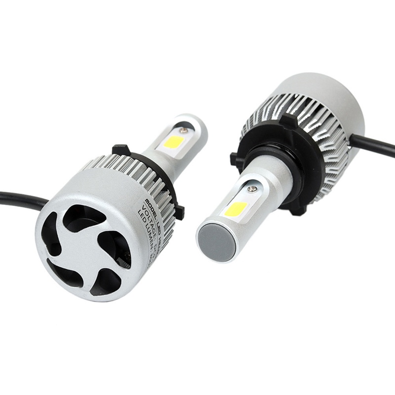 Đèn Pha Chống Sương Mù 80W 9006 9-30V LED 8000LM Cho Xe Hơi Xe Máy