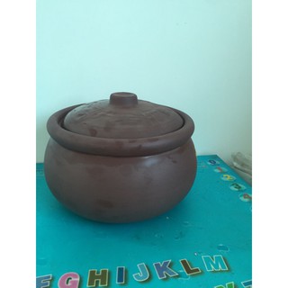 Nồi đất kho cá nấu cơm Bát Tràng phi 20cm