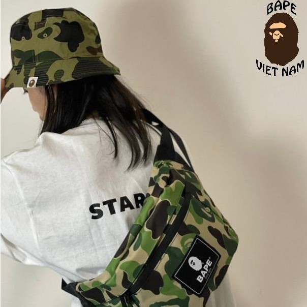 [FREESHIP] Túi đeo chéo Bape Camo Green 2021 - BAPE 2021 SPRING SUMMER MOOK MAGAZINE SHOULDER BAG Bape VN