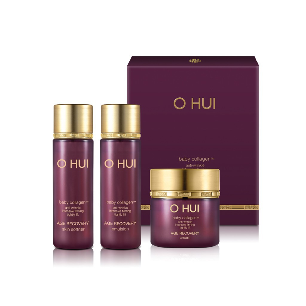 Bộ Chống Lão Hóa Mini 3 Món OHUI Age Recovery 3pcs Set 47ml | BigBuy360 - bigbuy360.vn