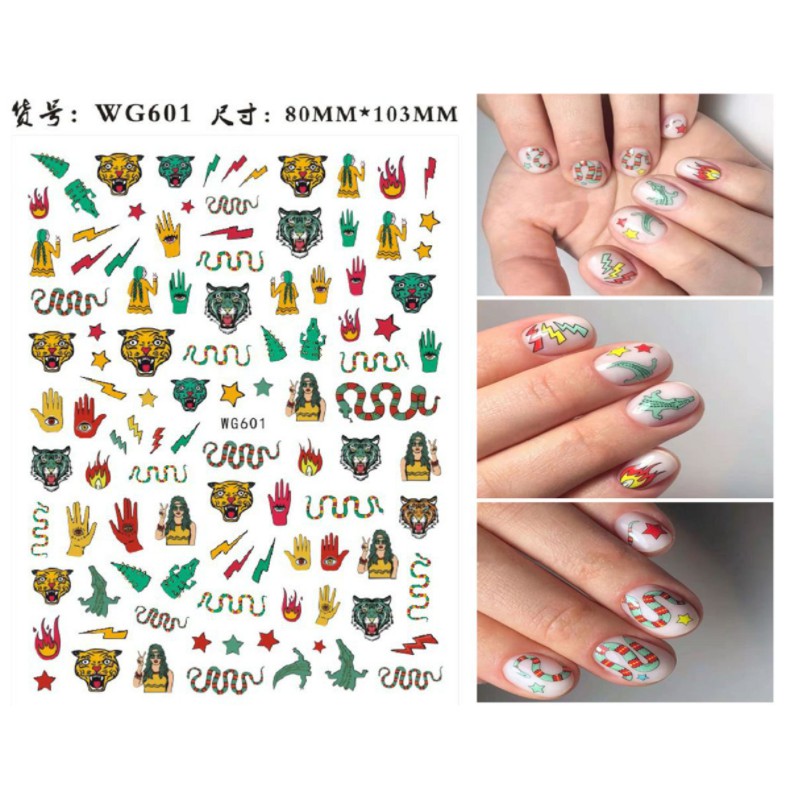 sticker hình rắn mẫu mới