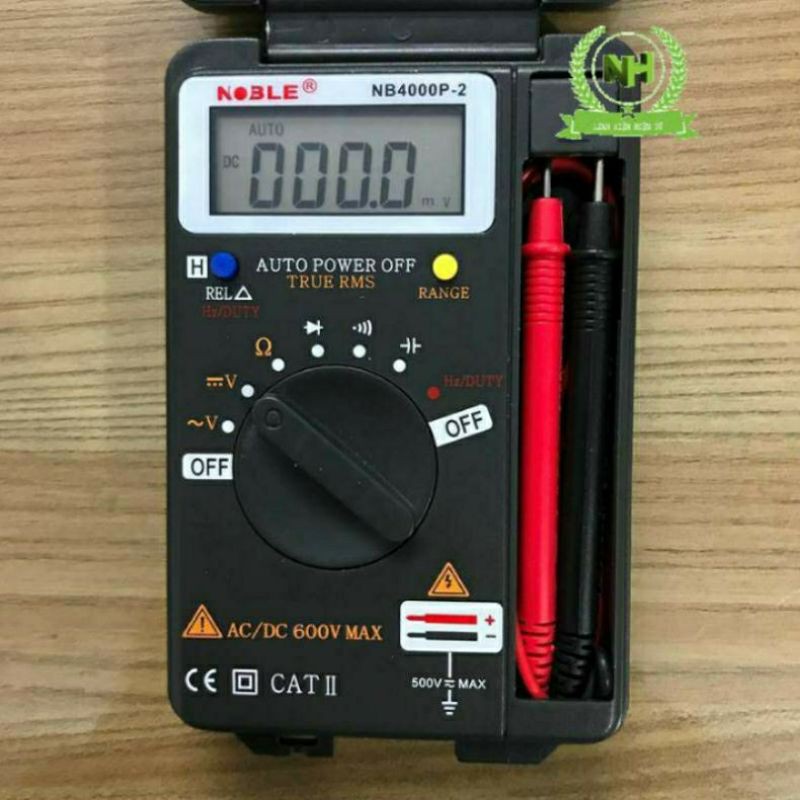 Đồng hồ đo điện vạn năng NOBEL NB4000P-2 Đo Tụ và Tần số