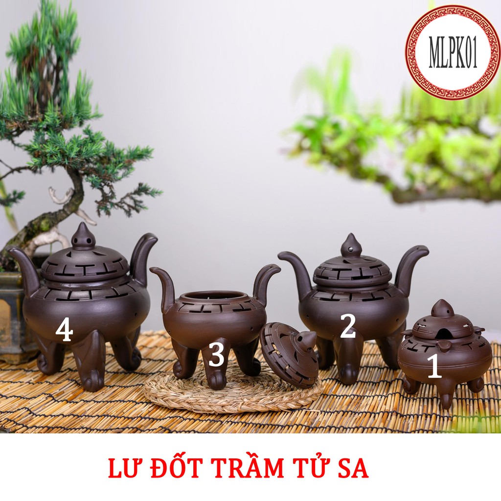 Lư xông trầm gốm sứ Bát Tràng