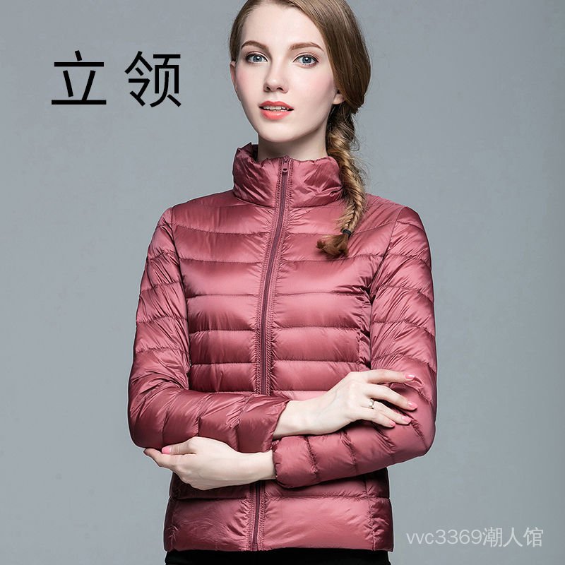 Áo khoác phao cổ đứng có mũ trùm đầu phong cách thời trang thu đông hàn quốc cho nữ | BigBuy360 - bigbuy360.vn