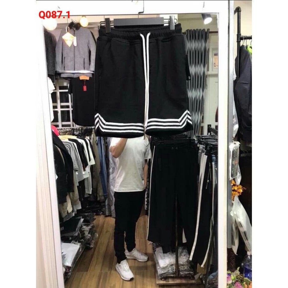 Quần Short Thể Thao Phối Line Unisex | BigBuy360 - bigbuy360.vn