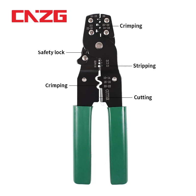 Kìm bấm thiết bị đầu cuối CNZG HS-202B HS-202D đa năng thiết kế 4 trong 1