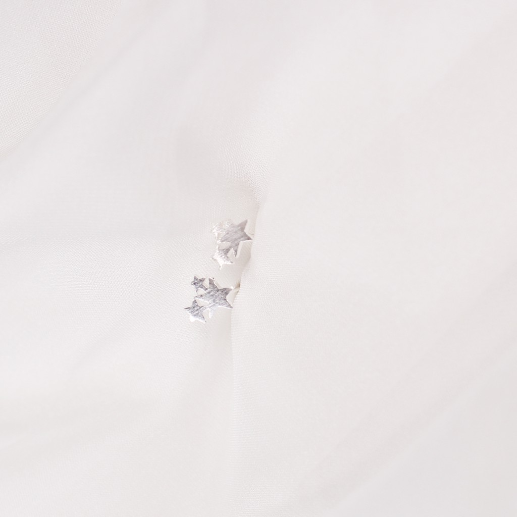 Khuyên tai bac thiết kế hình ngôi sao thời trang cho nữ ANTA Jewelry - ATJ3567A