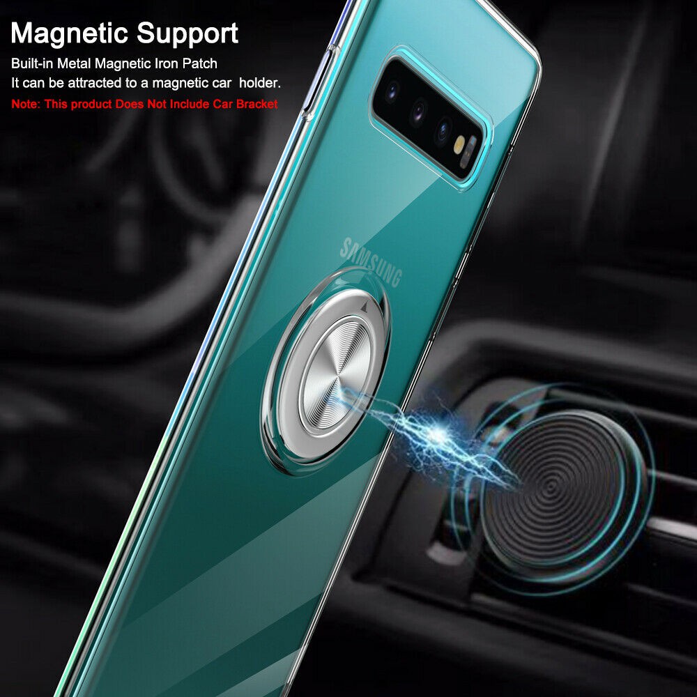 Ốp điện thoại có móc nhẫn nam châm cho Samsung S10 5G S8 S 10+ Note 8 Note9 S9 S 8+ Plus