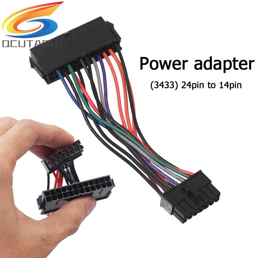 Dây Cáp Chuyển Đổi ATX 24 Pin Sang 14 Pin Cho Lenovo IBM Q77 B75