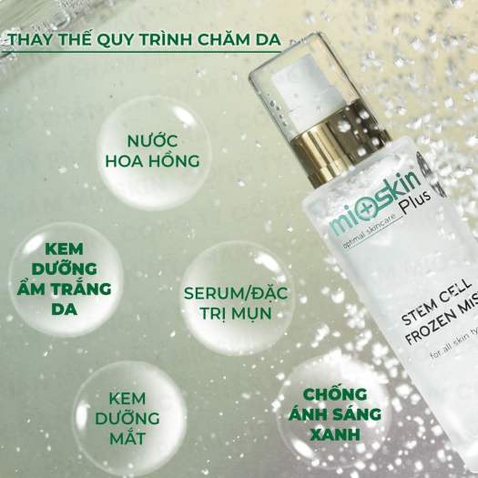 xịt dưỡng da 5in1 mioskin đẹp da căng bóng đều mầu thay thế tất cả các loại dưỡng da