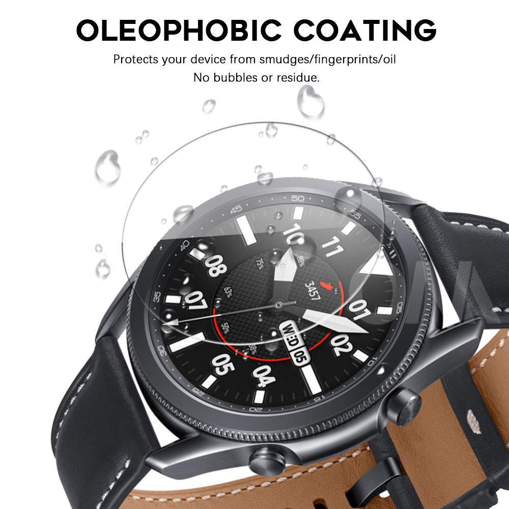 Ốp điện thoại PC cường lực hai trong một bảo vệ cho Samsung galaxy watch 3 45mm 3 41mm