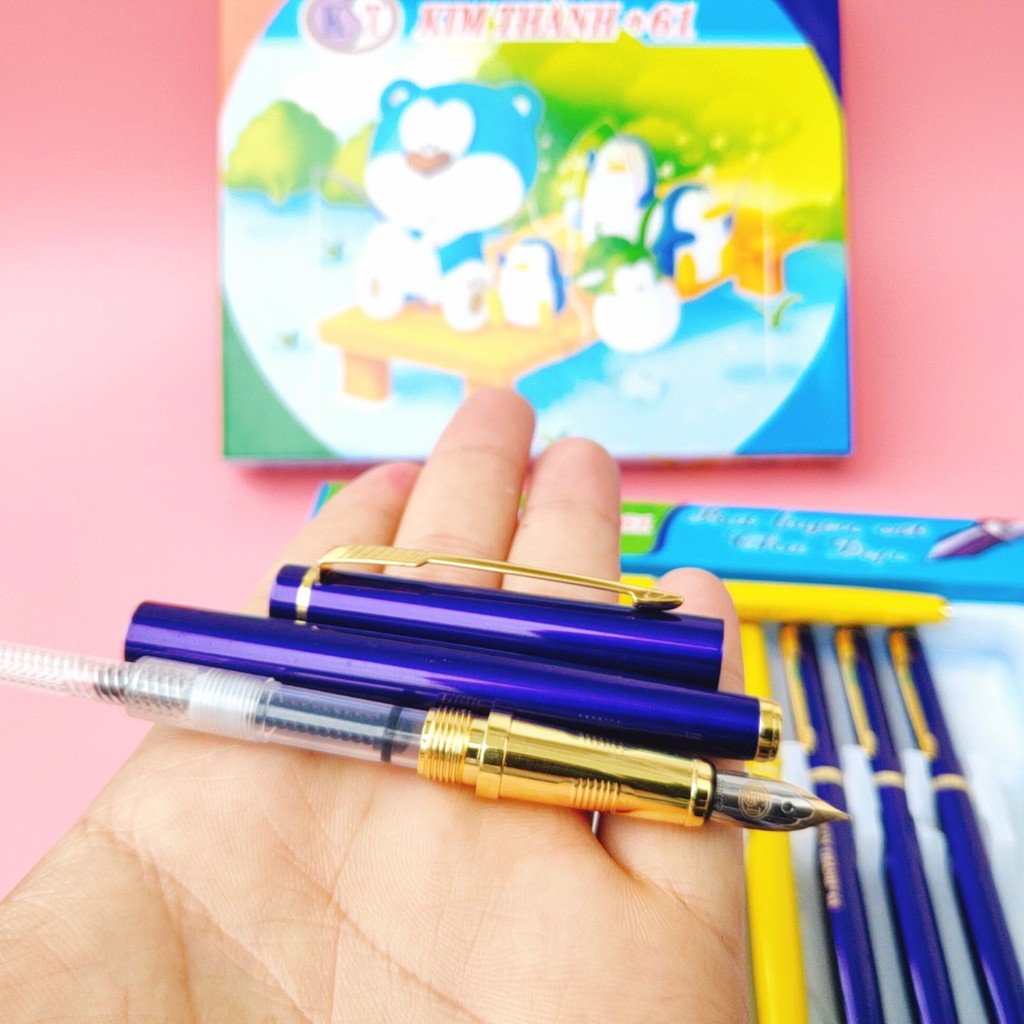 Bút Máy Kim Thành 61  Siêu bền nét viết thanh đậm cho các bé luyện chữ
