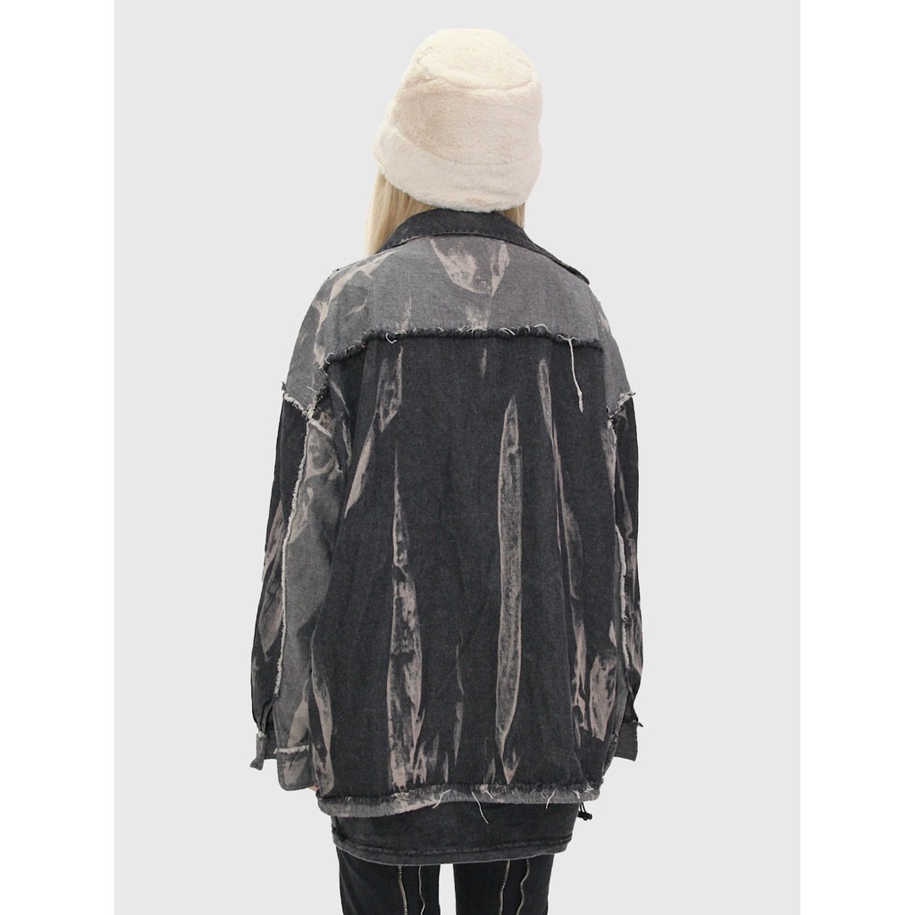 Áo sơ mi denim unisex cá tính