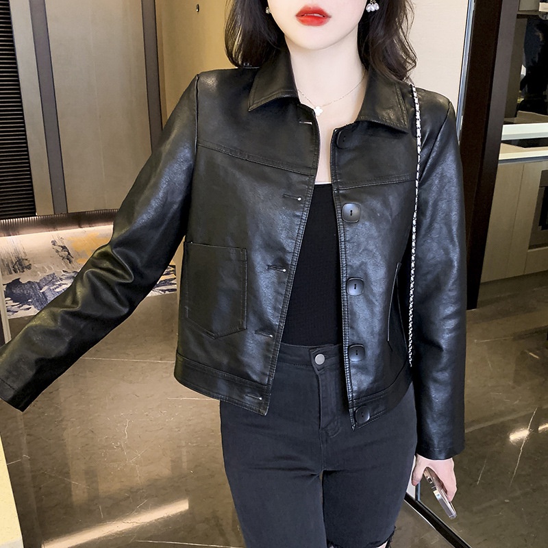 Áo Khoác Da ngắn phong cách thời trang 2022