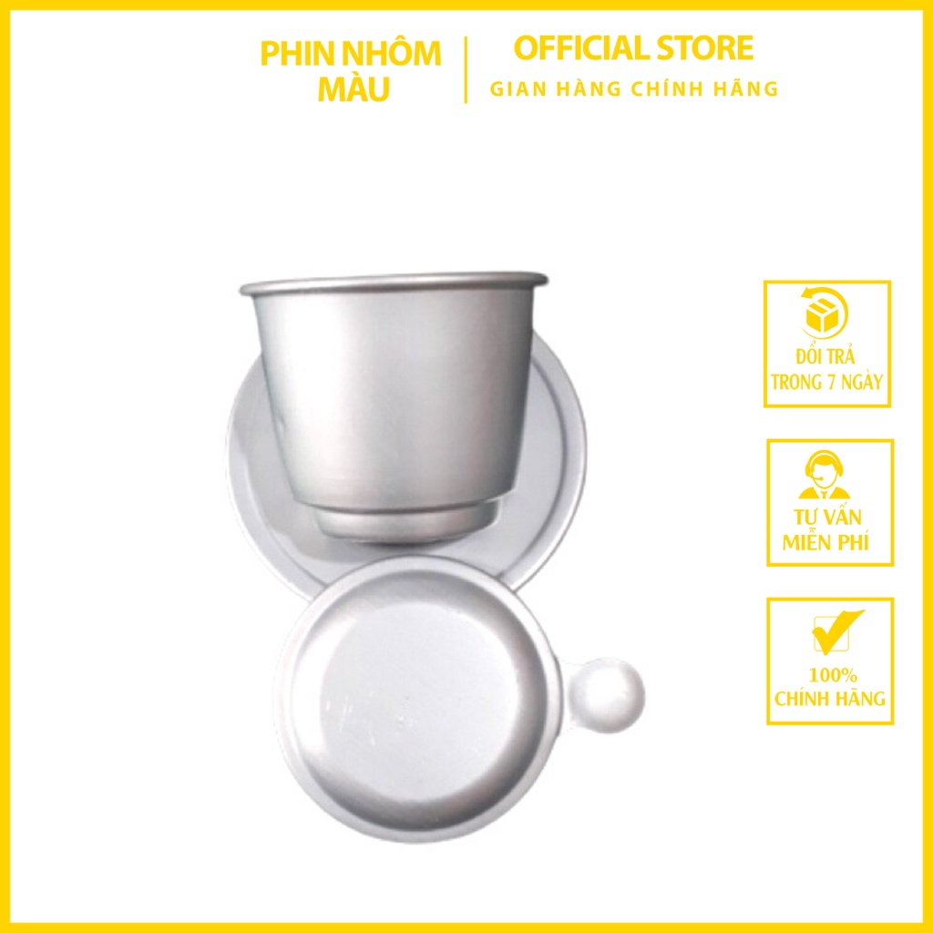 Phin Cà Phê Nhôm lá Vinalu size 7 cứng cáp,siêu bền. Khắc logo theo yêu cầu!