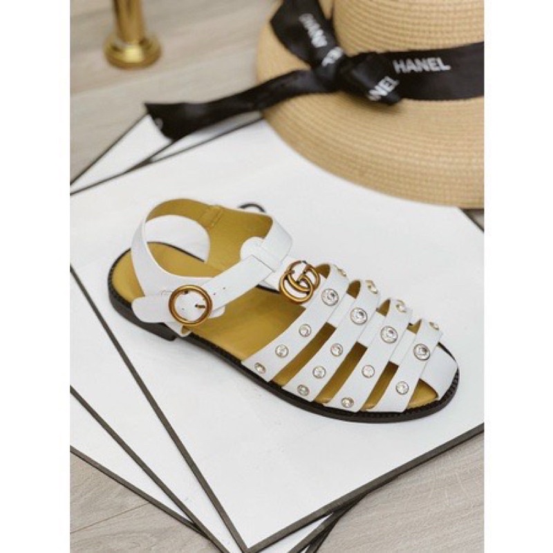 HÀNG CÓ SẴN!!!!Sandal Gucciii rọ đính đá hàng cao cấp FULLBOX