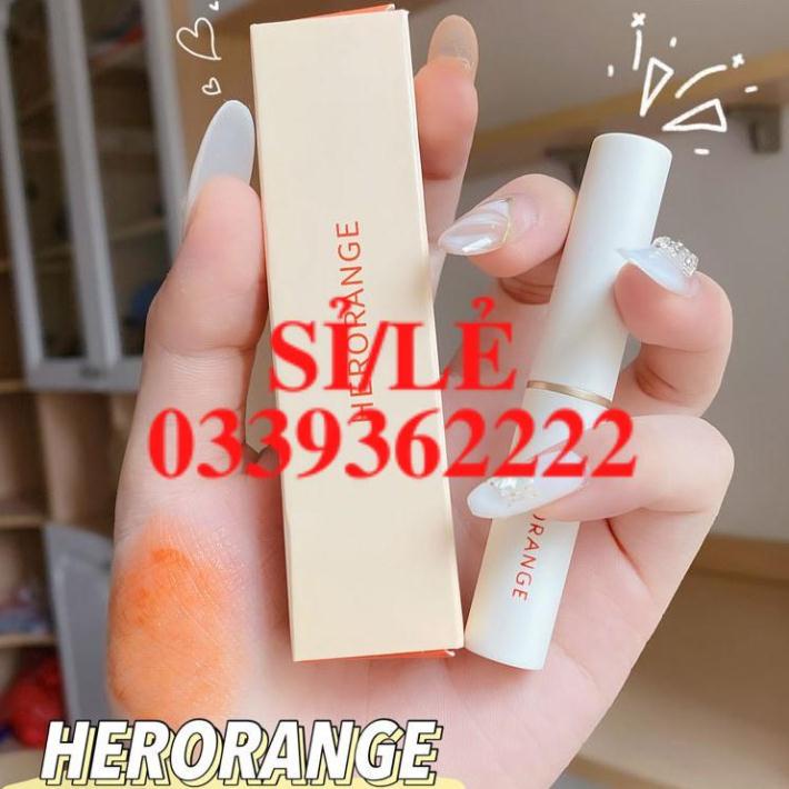 [ CHÍNH HÃNG ] Son dưỡng môi có màu Herorange vỏ cam Senabeauty