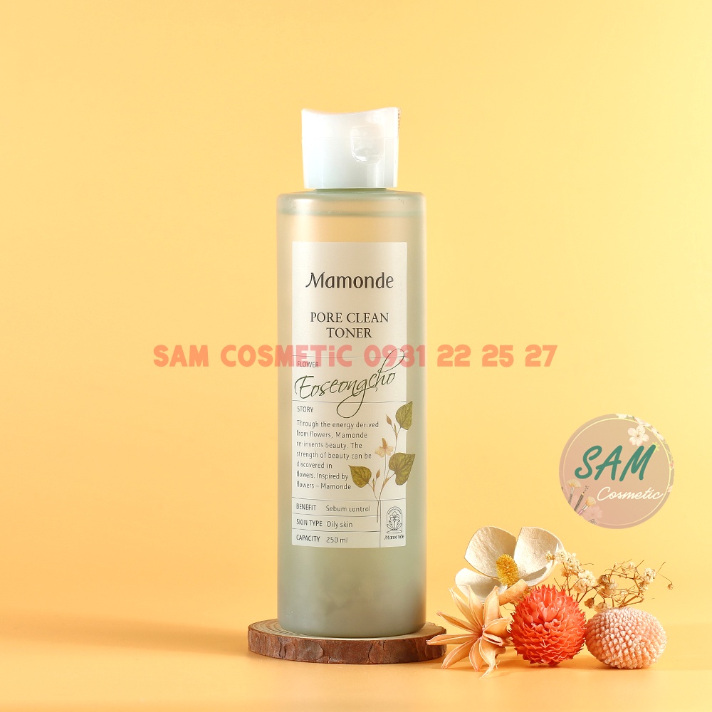 Nước Hoa Hồng Mamonde Diếp Cá Pore Clean Toner 250ml