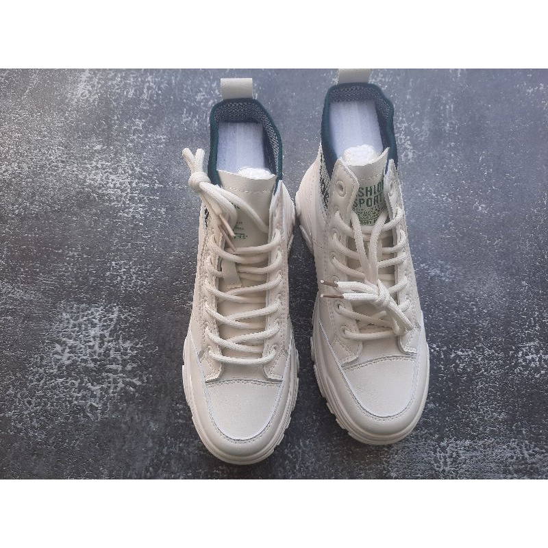 Giày độn đế sneaker cao cổ nữ MENG FULL BOX Y611
