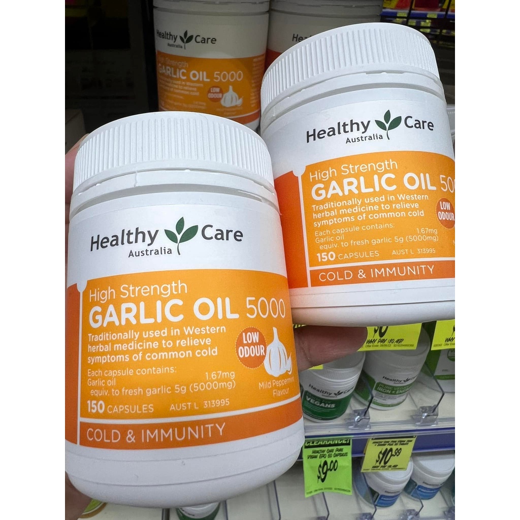 TINH DẦU TỎI Garlic Oil 5000mg - 150 viên