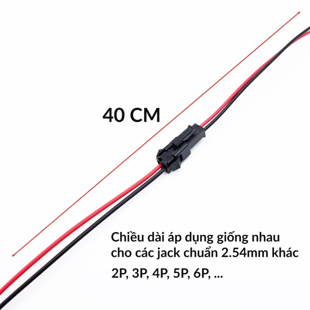 Cặp Jack kết nối đực cái 2.54mm dài 40cm SM-2P / SM-3P / SM-4P / SM-5P / SM-6P