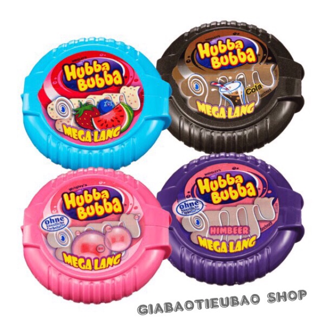 Kẹo HUBBA BUBBA nhiều màu