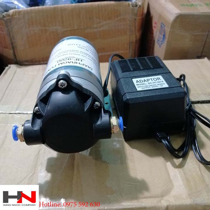 SALE Bộ máy phun sương 36v + nguồn HF9200 phun 50 béc tốt