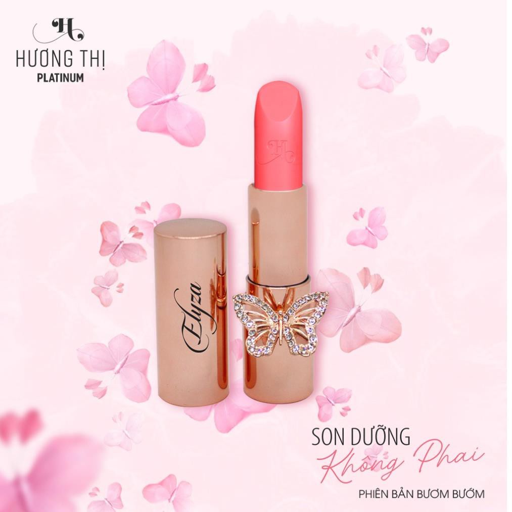 Son Dưỡng Môi Không Phai Elyza Hương Thị Siêu Sang – Phiên Bản Bươm Bướm (Hồng Đáng Yêu) HƯƠNG THỊ PLATINUM | BigBuy360 - bigbuy360.vn