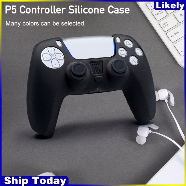 Vỏ Bọc Bảo Vệ Tay Cầm Chơi Game Ps5 Bằng Silicone Chống Trượt