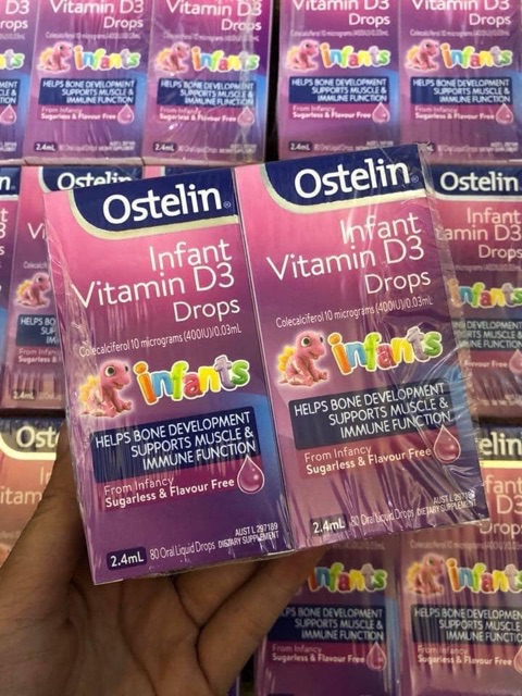 Vitamin D3 Ostelin - Úc [mẫu mới - date mới]