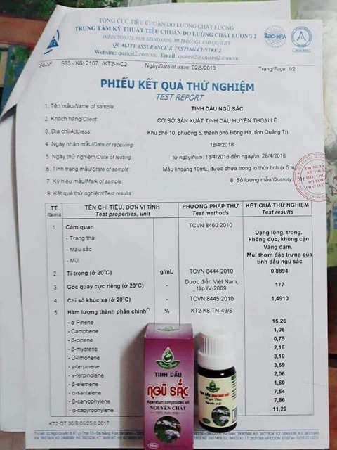 TINH DẦU NGŨ SẮC HUYỀN THOẠI