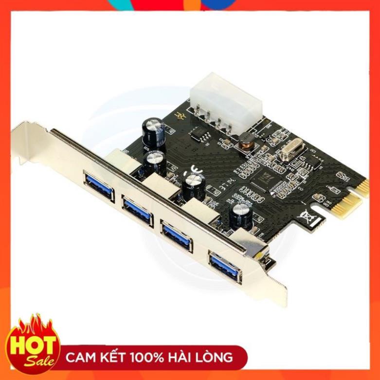 Chuyển đổi PCI Express sang 4 cổng USB 3.0 card mở rộng thêm 4 cổng