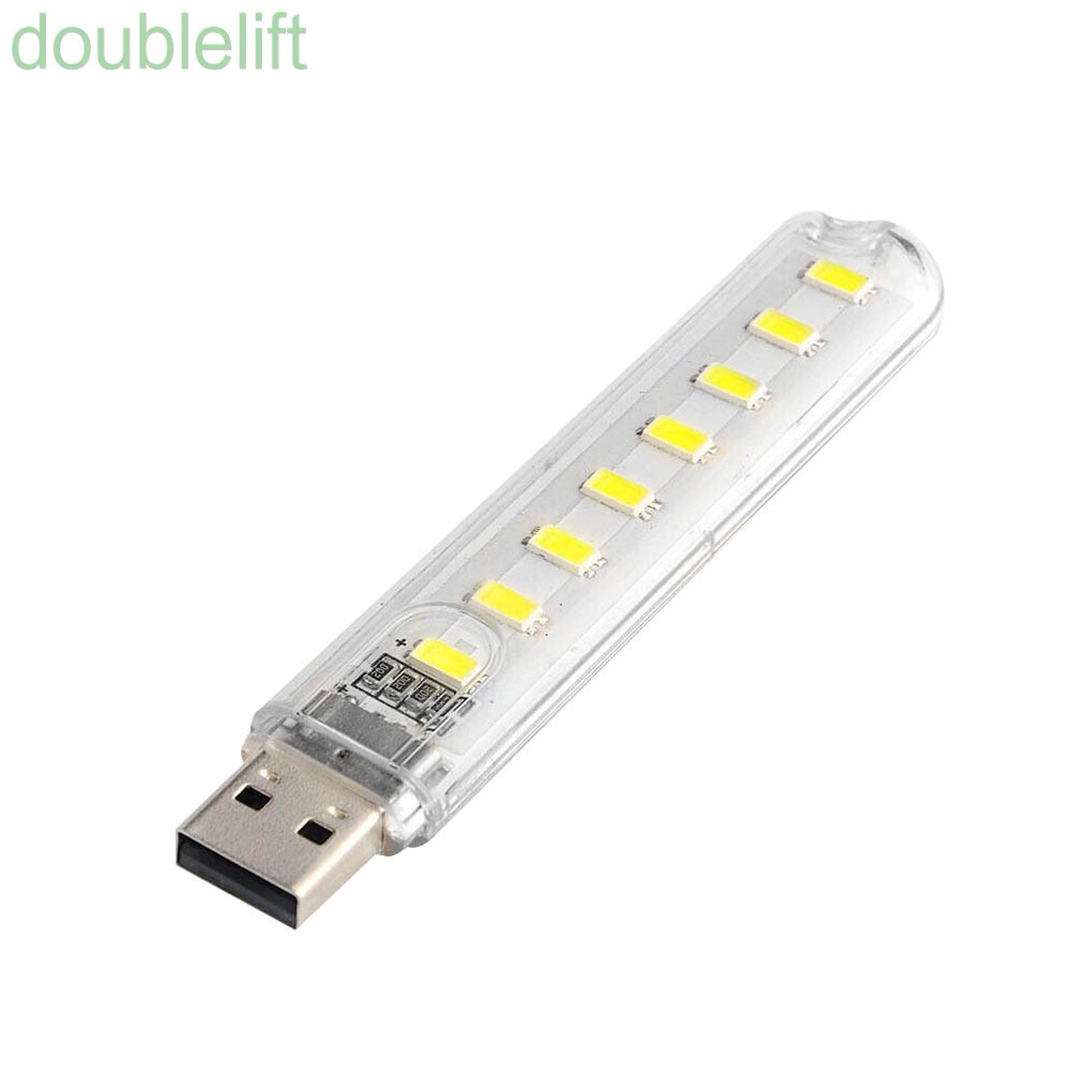 Đèn USB 3000K 7000K trong suốt tiện dụng cho máy tính