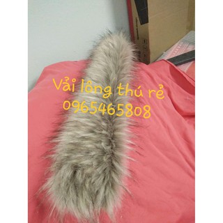 Viền lông mũ áo khoác