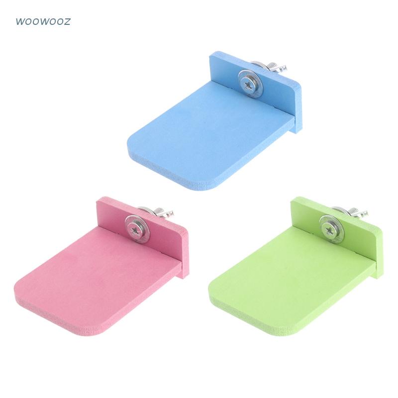 Giá đỡ bằng gỗ hình chữ nhật nhiều màu sắc cho hamster / sóc